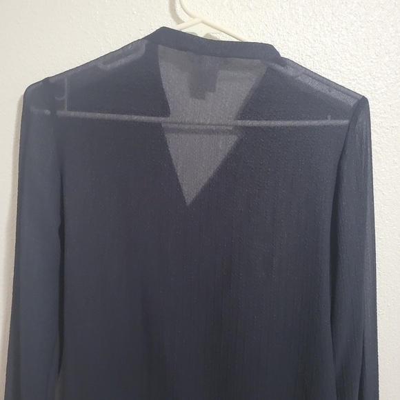 HM Faux wrap top sheer back size 4 - Picture 14 of 16